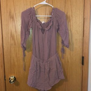 Fashion Nova 3/4 sleeve romper